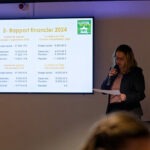 Sandrine Cremetz, trésorière, présente le rapport financier